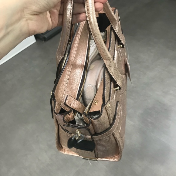Coach swagger 27 medium size satchel bag NWT rose gold - Picture 6 of 12